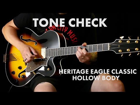 TONE CHECK: Heritage Standard Eagle Classic Hollow Body Demo | Cream City Music