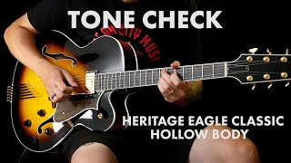 Video thumbnail for TONE CHECK: Heritage Standard Eagle Classic Hollow Body Demo | Cream City Music by Cream City Music