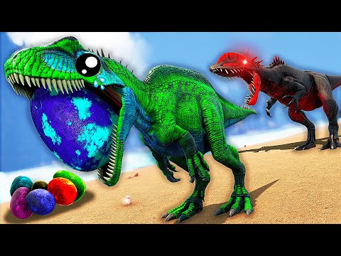 Encontrei Um Misterioso OVO Abandonado! A História do Bebê Acrocantossauro - ARK DINOSSAUROS