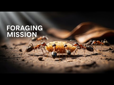 The Foraging Mission: How Ants Find Food & Work Together | Macro Documentary
