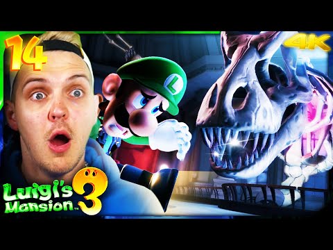 Let's Play Luigi's Mansion 3 #14 👻🏨 Boss GIANT T-REX and Stone Age Rex