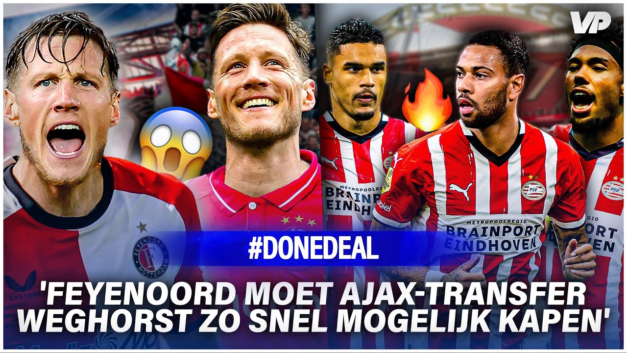 Thumbnail for article: 'Feyenoord moet Weghorst zo snel mogelijk voor de neus van Ajax wegkapen'