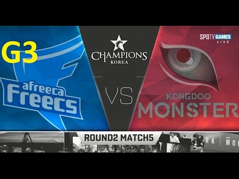 AFS vs KDM Game 3 Highlights - 2017 LCK SPRING SPLIT