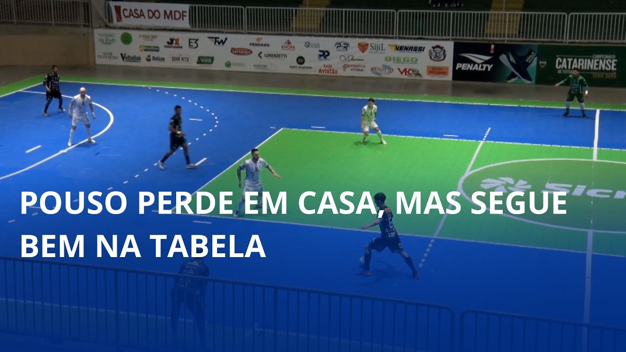 Série Ouro do Estadual. Pouso perde em casa, mas segue bem na tabela