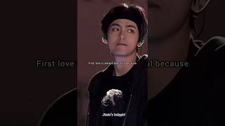 Download lagu First Love! 💔 #bts #kimtaehyung #taehyung #v #btsshorts #btsedits #jimins_babygirl mp3