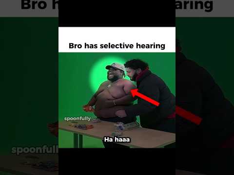 Bro is listening for the key words 😭