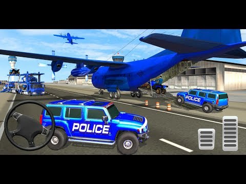 US Police Hummer Car Transporter Game | Android Gameplay
