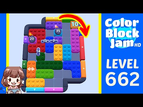 Color Block Jam Level 662 Solution Walkthrough