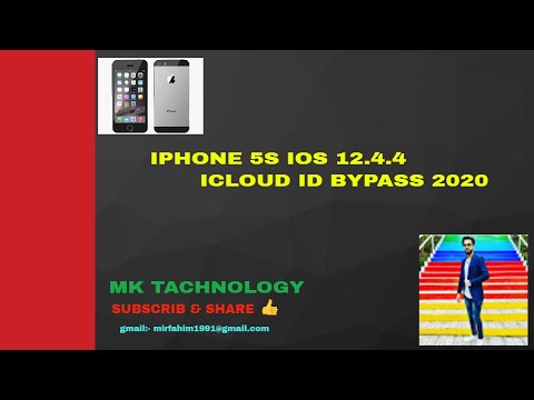 iphone 5s IOS 12.4.4 icloude bypass 2020**NEW TIPS **