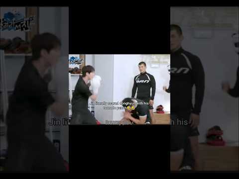 Jin scaring kim donghyun with his tornado punch🤣🤭 #jin #bts #btsshorts #btsarmy #trending #fyp