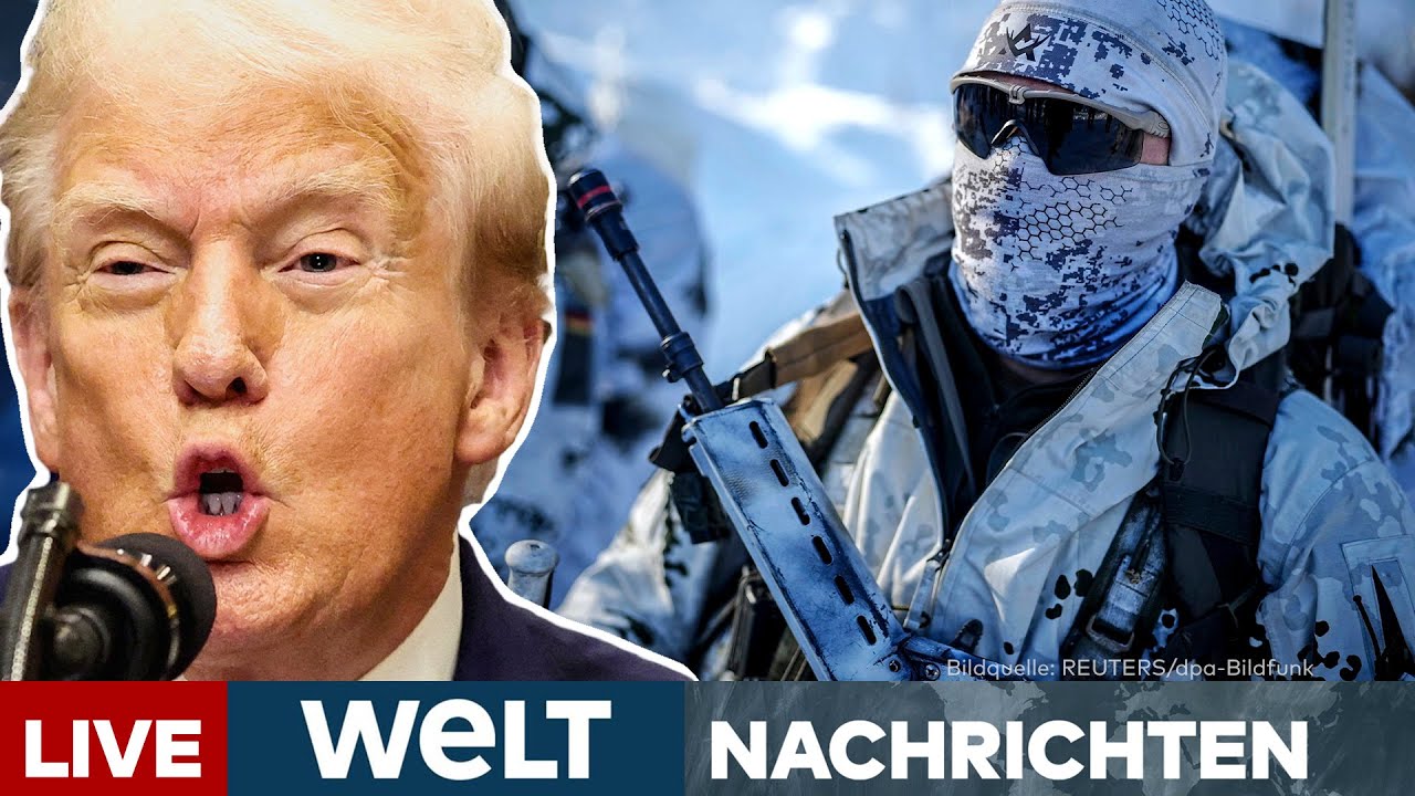 GRÖNLAND: Trump droht – „Wer mir in die Quere kommt …“ – Europa reagiert mit Militärmission | LIVE