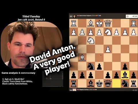 Magnus Carlsen Shows How to Punish the Torre Attack | Titled Tuesday