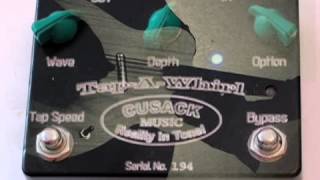Video thumbnail for Cusack - Tap-A-Whirl trem pt.1 "tap, ramp, swell, and sputter" by fatback2