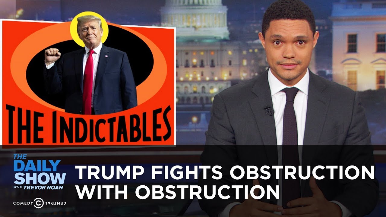 Trump Fights Obstruction with Obstruction | The Daily Show - YouTube