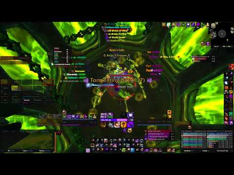 Guild Affix VS Demonic Inquisition - Tomb of Sargeras Mythic - Shadow Priest POV