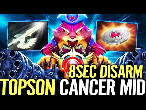 🔥 TOPSON MOST CANCER META Pangolier MID — 8SEC Disarm Heaven's Halberd + Lucky Shot Dota 2 Pro
