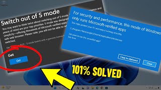 Turn Off Windows 11 / 10 S Mode Without Microsoft Account | Fix (Get) Switch Out Of s mode Missing ✅