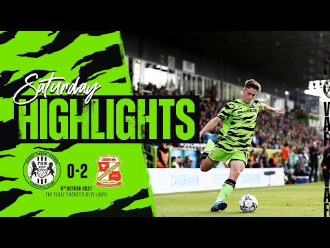HIGHLIGHTS | Forest Green 0 Swindon Town 2