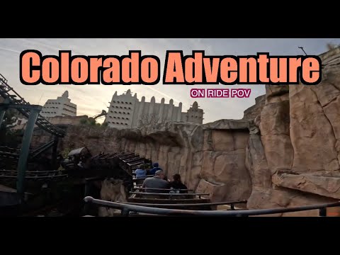 Colorado Adventure Rollercoaster Achterbahn ✨🎢 2nd Back Row ON RIDE POV ✨  montagnes russes