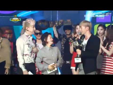 120710 Show Champion - Super Junior No. 1 ^^ (Leeteuk & Shindong)