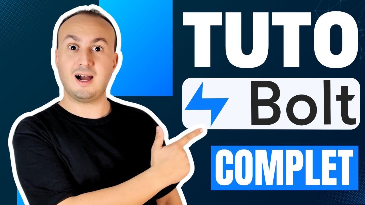 Formation Bolt.new 2025 : Tuto COMPLET pour bien l'utiliser !