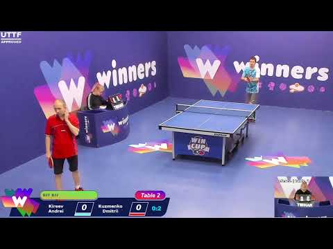 WINners CUP table 2  19.10 Kireev Andrei - Kuzmenko Dmitrii 14:45