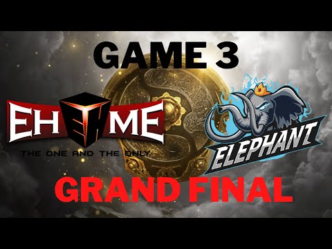 EN TI10 | CN Qualifiers | EHOME vs Elephant | Grand Final | Game 3 | Bo5