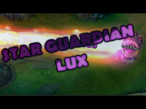 Star Guardian Lux Skin Spotlight Gameplay - League of Legends (LoL new skin)