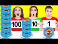 1, 10 or 100 Layers of Food Challenge By Multi DO