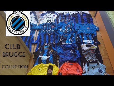 MY ENTIRE CLUB BRUGGE FOOTBALL SHIRTS COLLECTION!!!