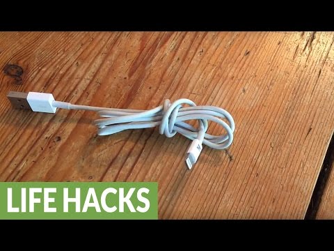 How to effectively wrap a charging cable