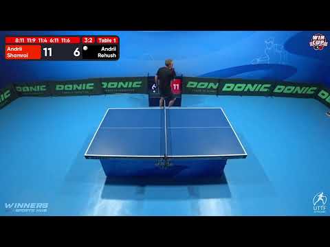 01:30 Andrii Shamrai 3-2 Andrii Rehush West 5 WIN CUP 13.10.2022 | TABLE TENNIS WINCUP