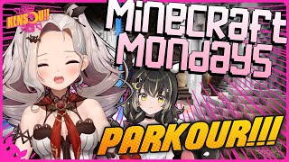 [MinecraftMondays!!] KENSOU!! We Parkour with @LunarisUrufi 【MyHolo TV】