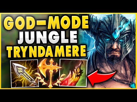 THE ABSOLUTE BEST JUNGLE TRYNDAMERE BUILD + STRATEGY! CARRY EVERY GAME! - League of Legends