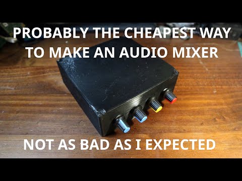 Is This The Cheapest Audio Mixer You Can Build? What's On Jenny's Bench