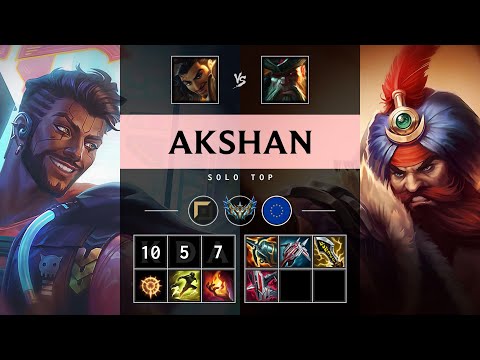 Akshan Top vs Gangplank - EUW Challenger Patch 25.16