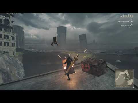 NieR:Automata - Getting Flooded City Chests (as 9S) [No Commentary, Read Description for a Guide]
