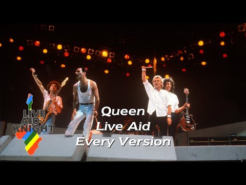 Live Aid - Queen (Every Version)