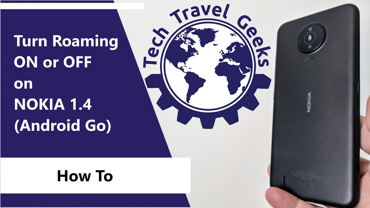 How to switch roaming ON or OFF on Nokia 1.4 (Android Go)
