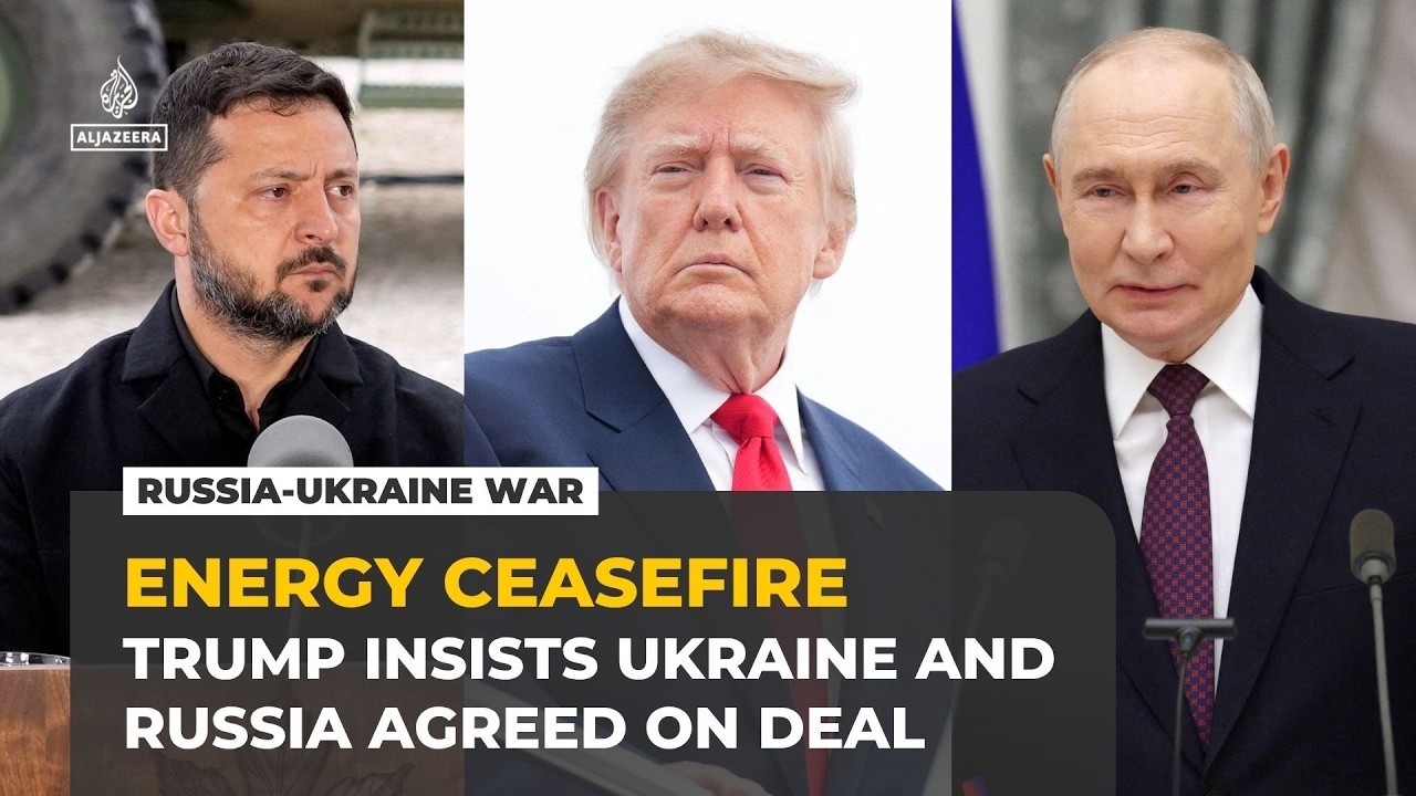 Trump insists Russia and Ukraine agreed to an 'energy ceasefire' despite attacks