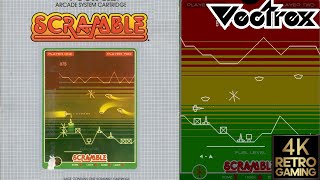 Scramble Vectrex 4k Gameplay