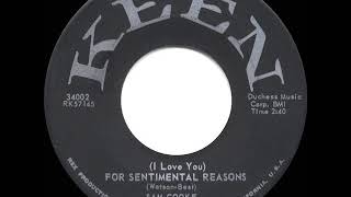 1958 HITS ARCHIVE: (I Love You) For Sentimental Reasons - Sam Cooke