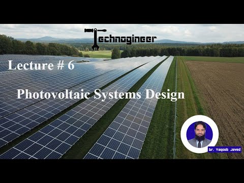 Photovoltaic System Design | Lecture 6 | Working Principle of Solar Cell
