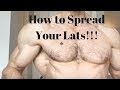 How to Spread Your Lats, How to Do a Lat Spread