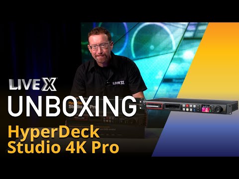 Unboxing: Hyperdeck Studio 4K Pro