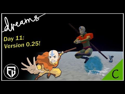 Creating a Fan-AVATAR Game! | Version 0.25! | [Day 11] [Dreams PS4]