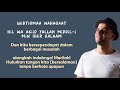 Maher Zain - Nas Teshbehlena || lirik & terjemahan
