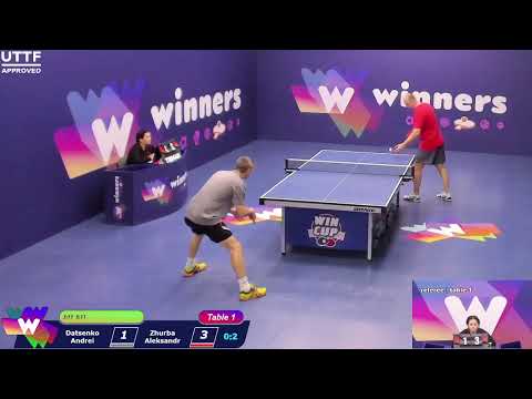 WINners CUP table 1 27.01 Datsenko Andrei - Zhurba Aleksandr 19:30