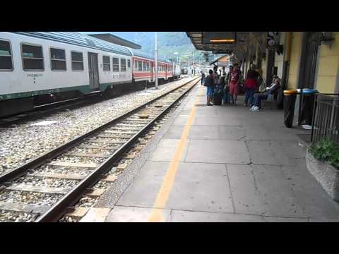 Tirano stazione Trenord in proviniente da Milano Centrale