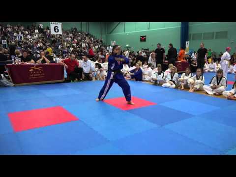 2016 TAGB English Taekwondo Championships Maya Levan Choong Jang